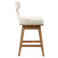 Klismos - Fabric Counter Stool - Off-White