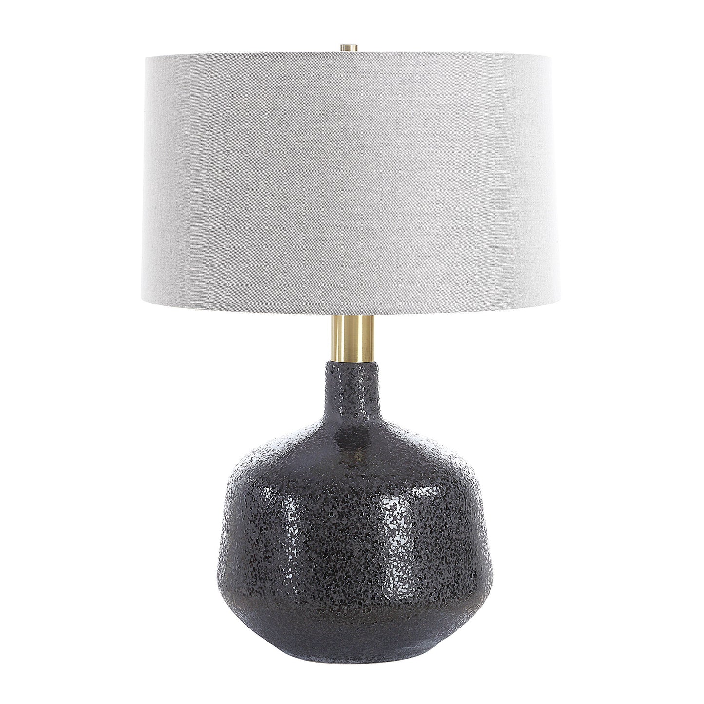 Flanagan - Mottled Gloss Table Lamp - Black