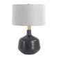 Flanagan - Mottled Gloss Table Lamp - Black