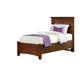 Bonanza - Twin Mansion Bed With Storage Footboard - Cherry