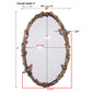 Paza - Oval Vine Gold Mirror