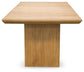 Sherbana - Light Brown - Rectangular Dining Room Extension Table