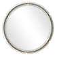 Crystalline - Round Mirror - White