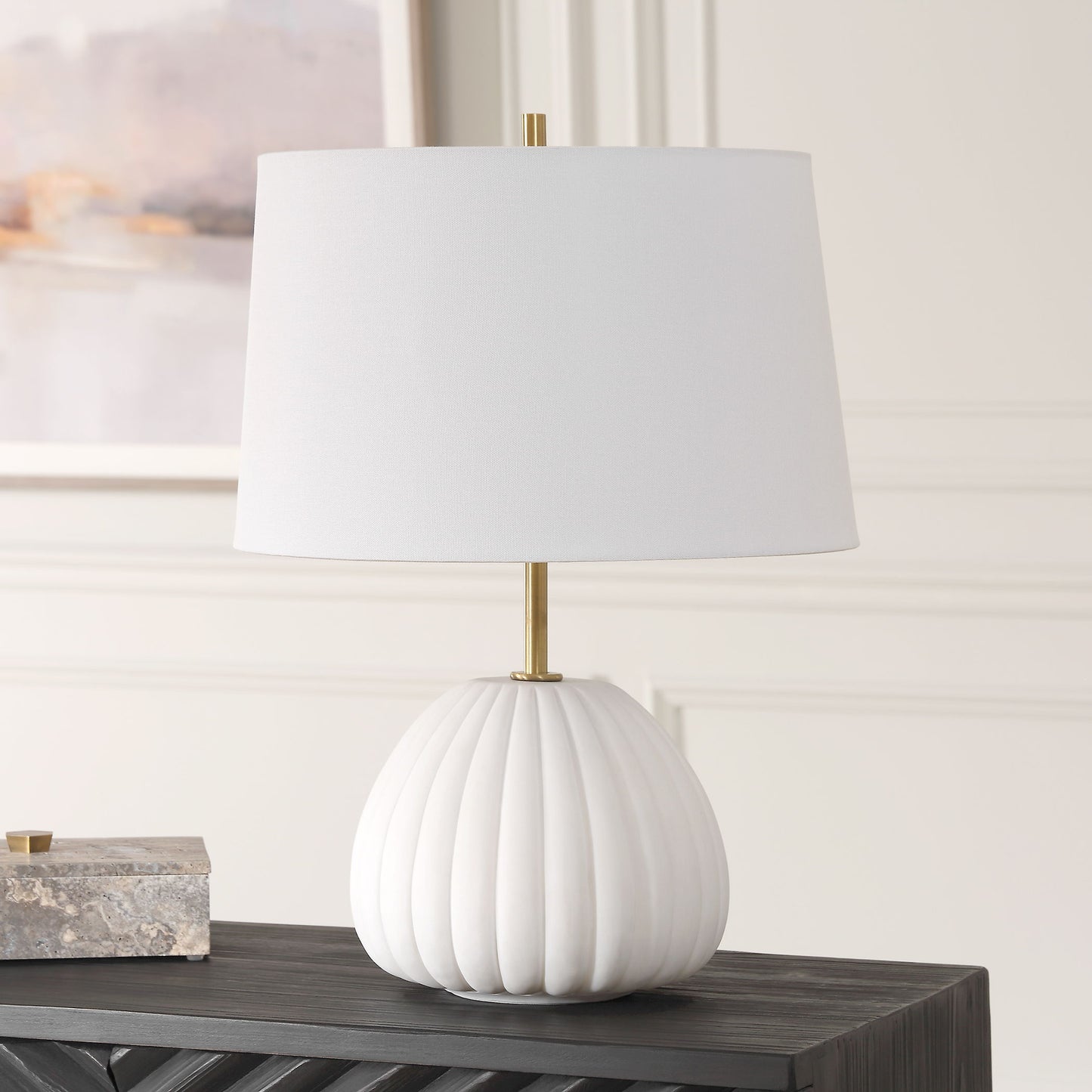 Lynna - Ivory Table Lamp