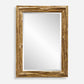 Overlap - Teak Wood Mirror - Light Brown