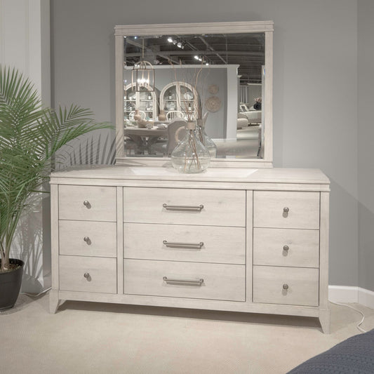 New Haven - Dresser & Mirror - White