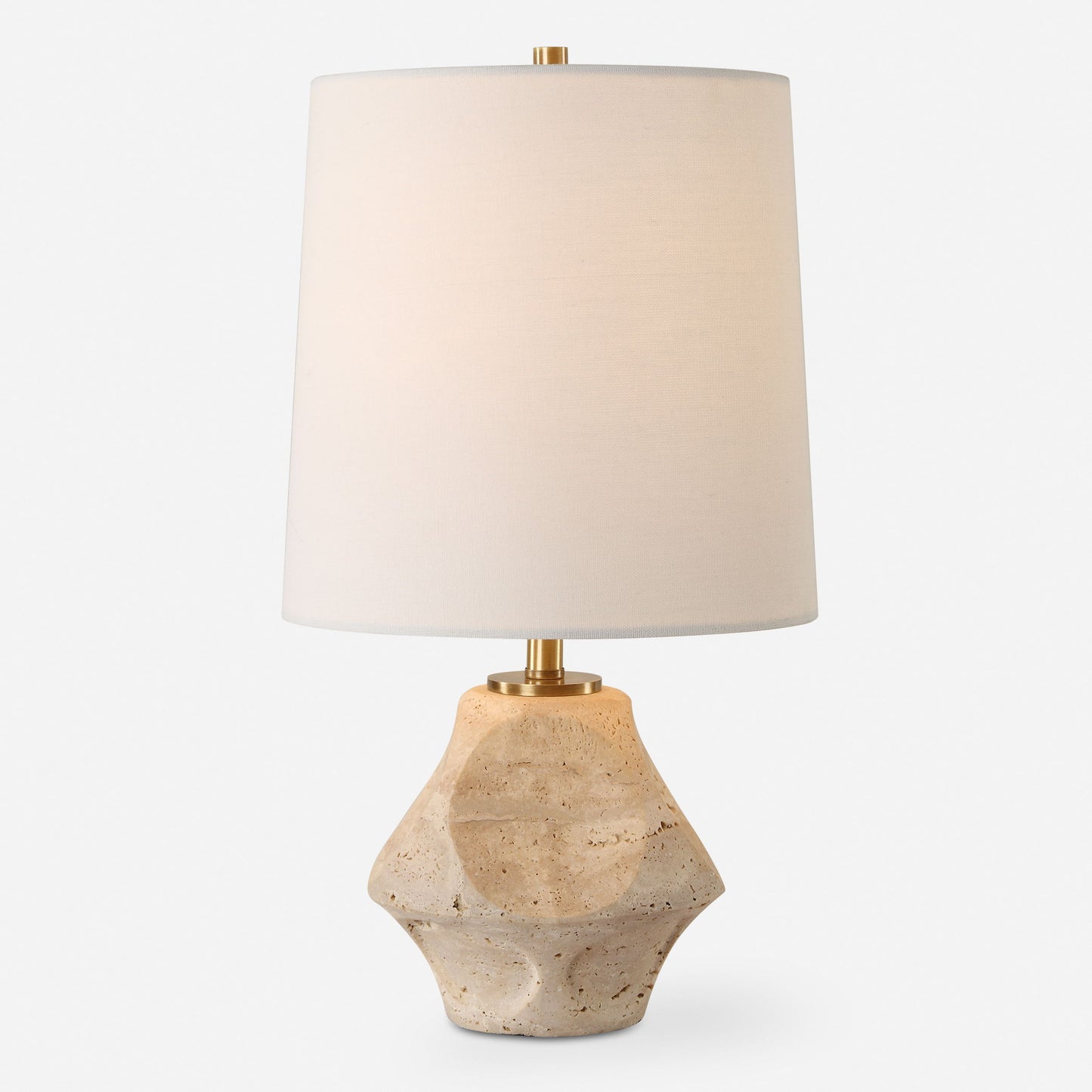 Indent - Travertine Accent Lamp