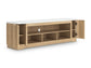 Camdill - Light Brown - XL TV Stand With Fireplace Option