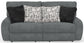 Maxwell - Power Deep Seat Reclining Sofa - Dolphin