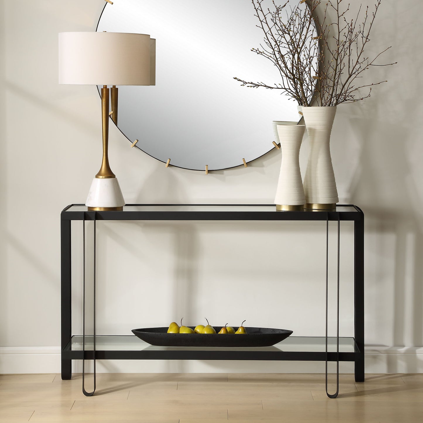 Shadow - Black Iron Console Table