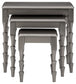 Larkendale - Metallic Gray - Accent Table Set (Set of 3)