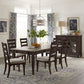 Allyson Park - Optional 7 Piece Rectangular Table Set - Dark Brown