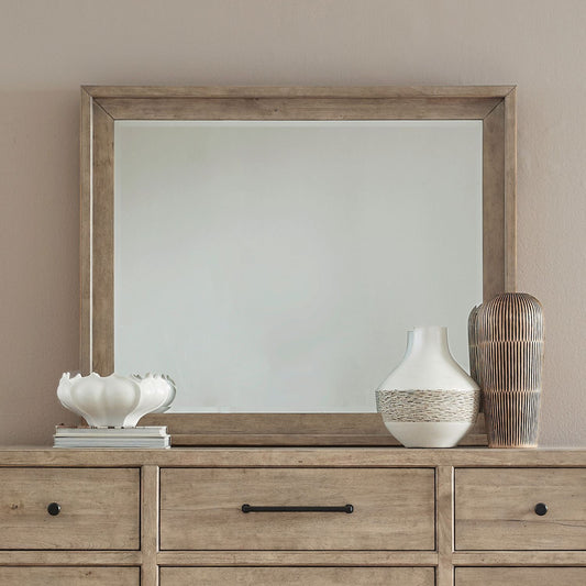 Proximity Place - Landscape Mirror - Brown