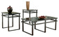 Laney - Black - Occasional Table Set (Set of 3)