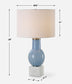 Clear Sky - Blue Glass Table Lamp