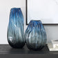 Midnight Horizon - Vases (Set of 2) - Light Blue