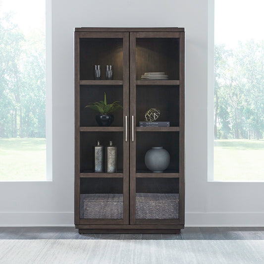 Cascade Falls - Display Cabinet - Satin Espresso