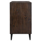 Abba - Herringbone Accent Chest - Dark Brown