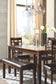 Bennox - Brown - Dining Room Table Set (Set of 6)