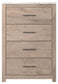 Senniberg - Light Brown - Four Drawer Chest