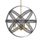 Spherical - 5 Light Pendant - Black