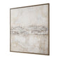 Desert Oasis - Abstract Canvas Art - Gray