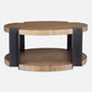 Loana - Industrial Coffee Table - Light Brown