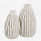 Ivory Ridge - Vases (Set of 2) - White