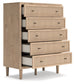 Cielden - Two-Tone - Five Drawer Wide Chest