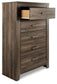 Juararo - Dark Brown - Five Drawer Chest