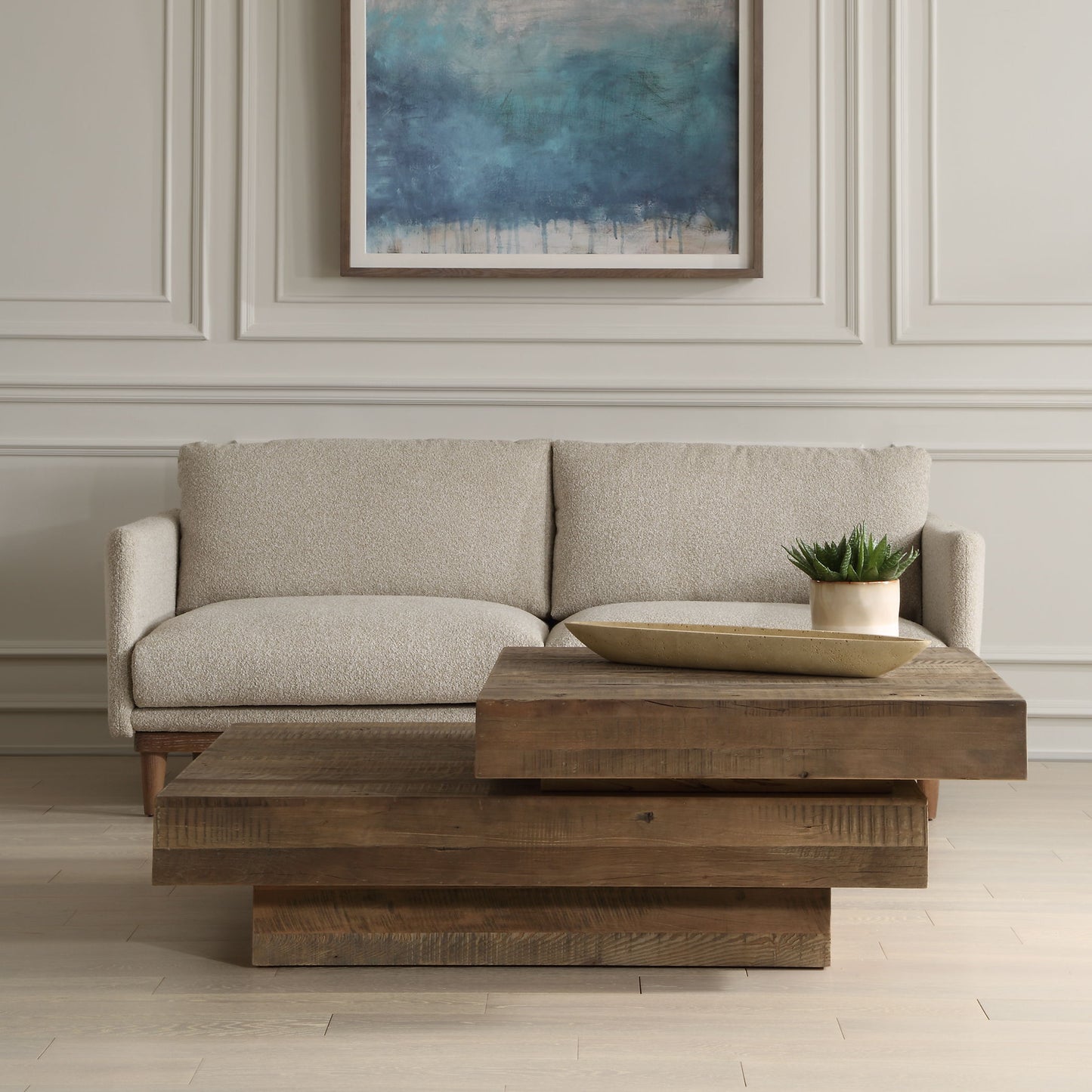 Rustic Planes - Modern Coffee Table