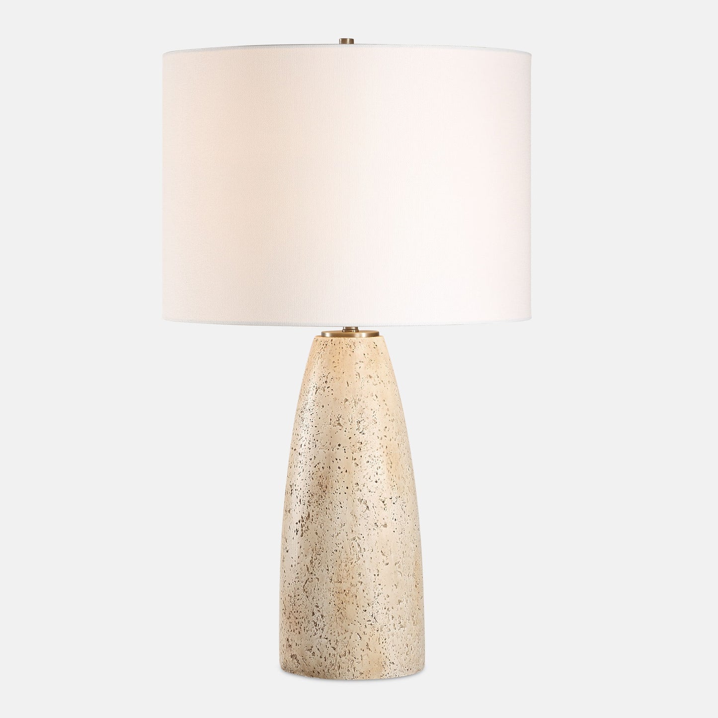 Maury - Travertine Table Lamp - Beige