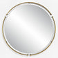 Wesley - Round Mirror - Gold