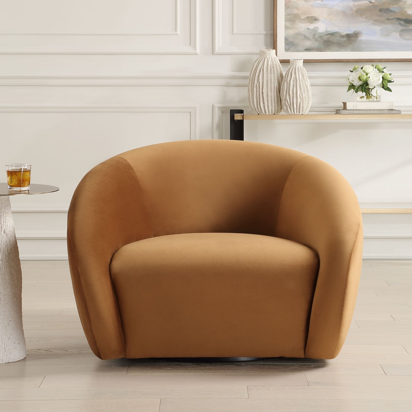 DeSoto - Swivel Chair - Hazlenut