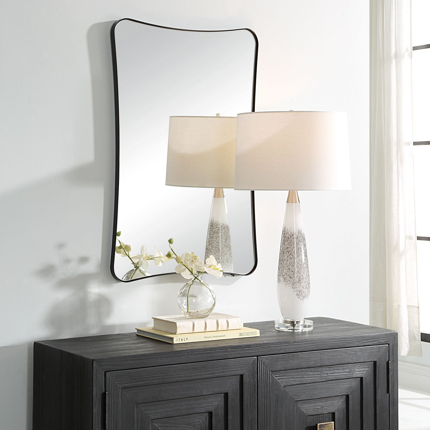 Loudon - Vanity Mirror - Black