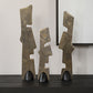 Geometric Echoes - Sculptures (Set of 3) - Bronze