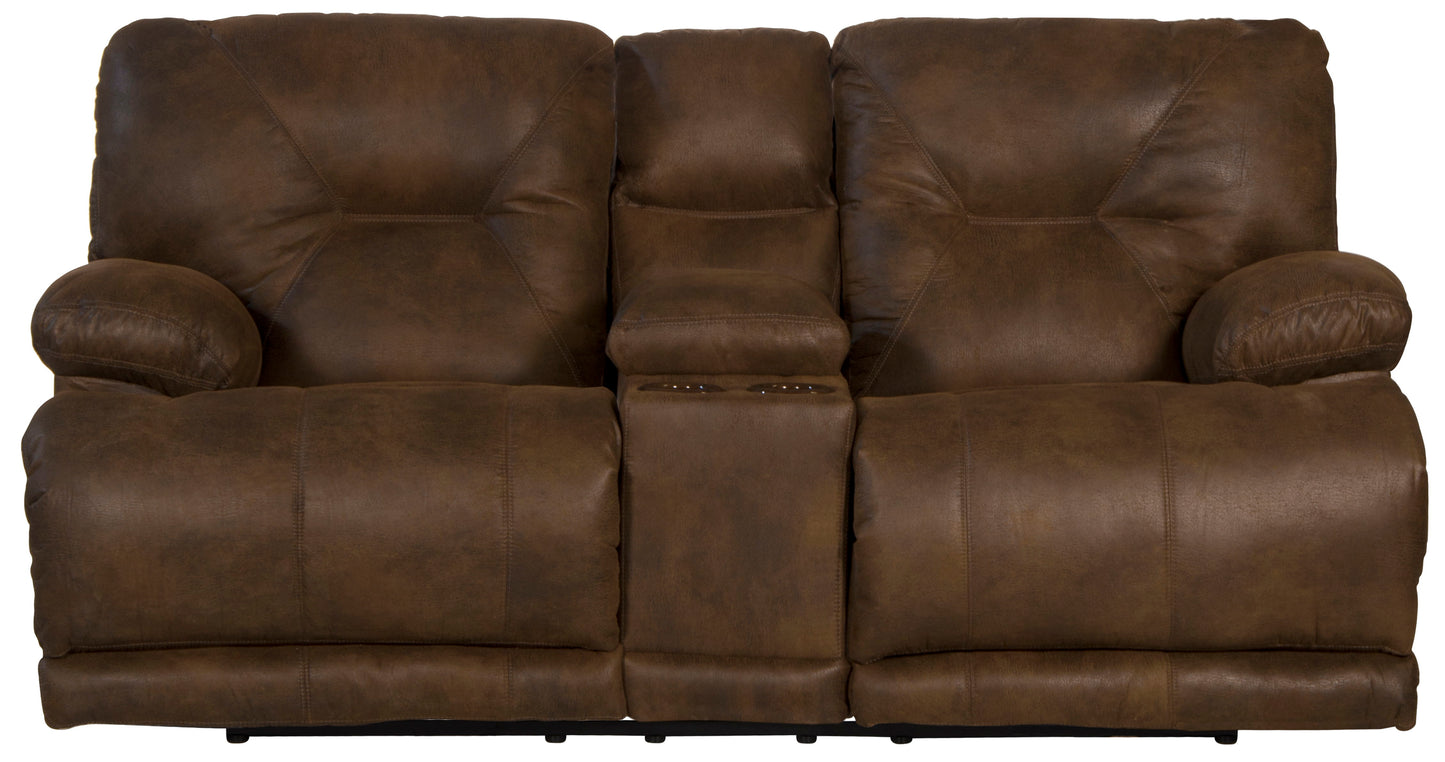 Voyager - Lay Flat Console Reclining Loveseat