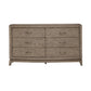 Avalon - 6 Drawer Dresser - Burnished Beige