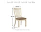 Bolanburg - Brown / Beige - Dining Uph Side Chair (Set of 2) - Rake Back