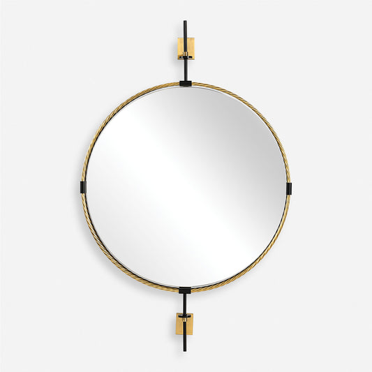 Guardrail - Round Mirror - Gold