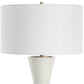 Ridgeline - Matte White Table Lamp - White