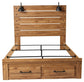 Pasklyn - Brown - Queen Panel Storage Bed