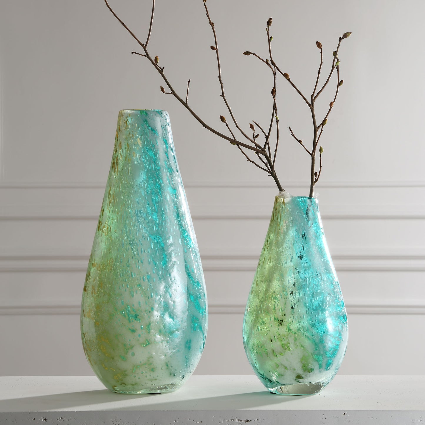 High Tide - Glass Vases (Set of 2)