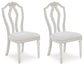 Montelaine - Antique White - Dining Upholstered Side Chair (Set of 2)