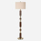 Stacked - Wooden Floor Lamp - Dark Brown