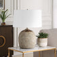 Raylan - Textured Table Lamp - Gray