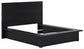 Londer - Black - Queen Panel Bed