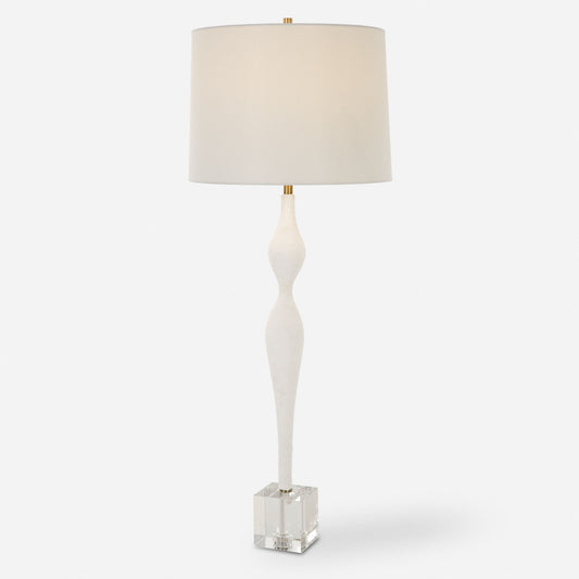 Helena - Slender Table Lamp - White