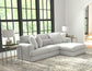 Logan - Sectional With Comfort Coil Seating And Included Accent Pillows