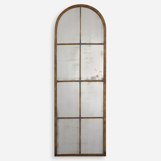 Amiel - Arched Brown Mirror